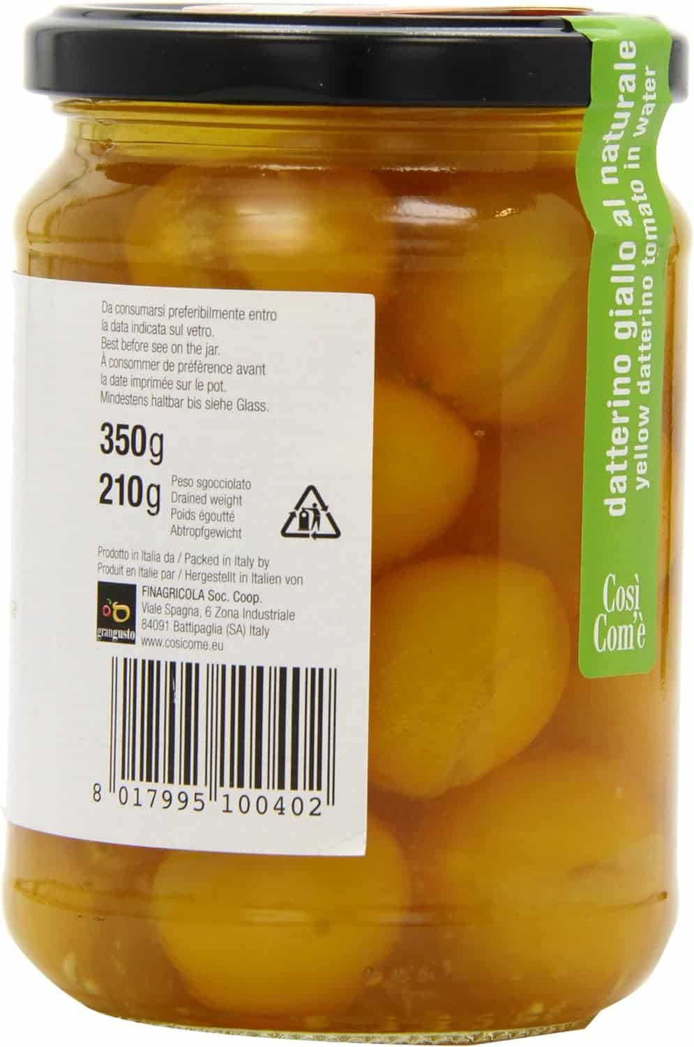 COSI' COM'E' DATTERINO GIALLO AL NATURALE 350 GR - immagine 3