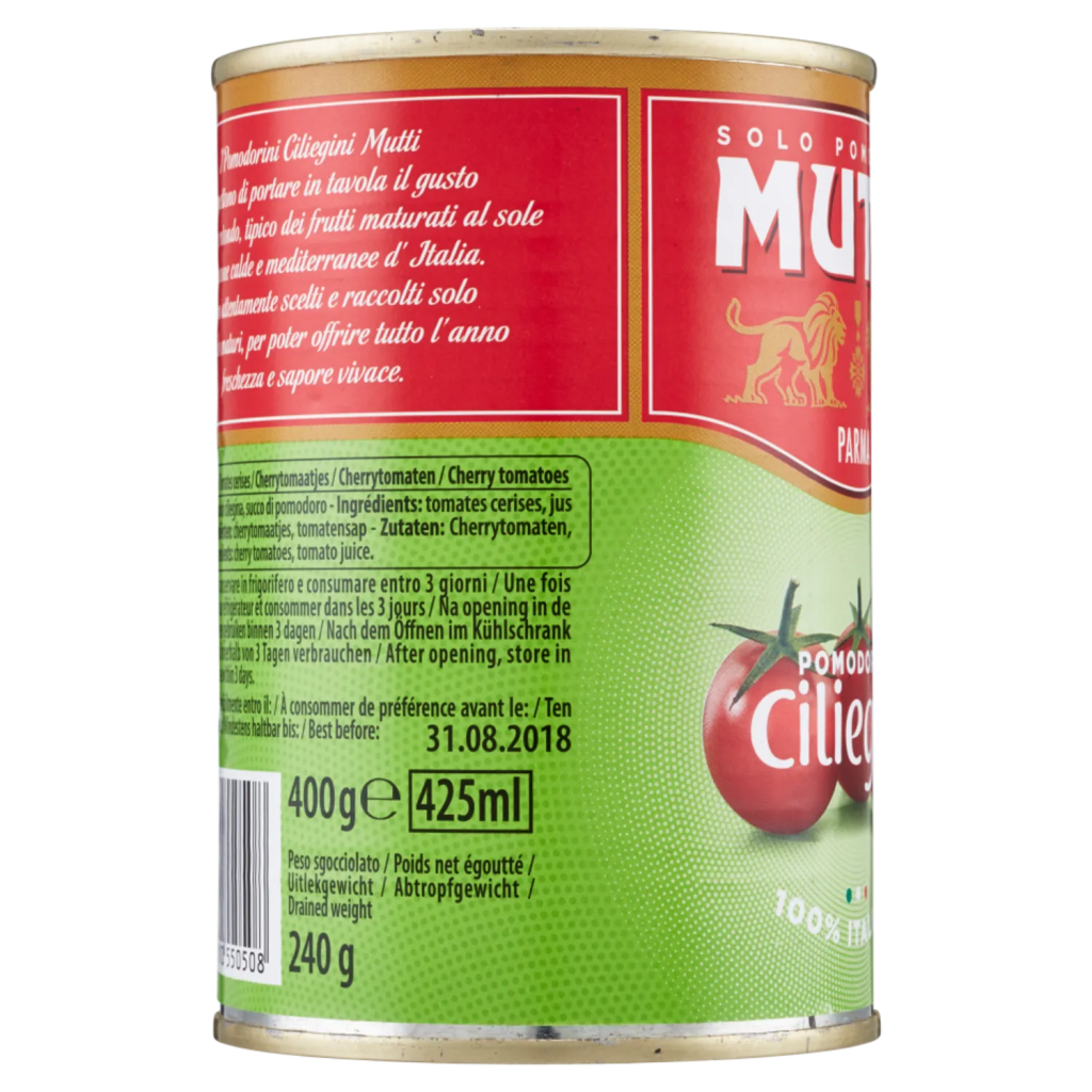 MUTTI POMODORINI CILIEGINI 400 GR - immagine 2