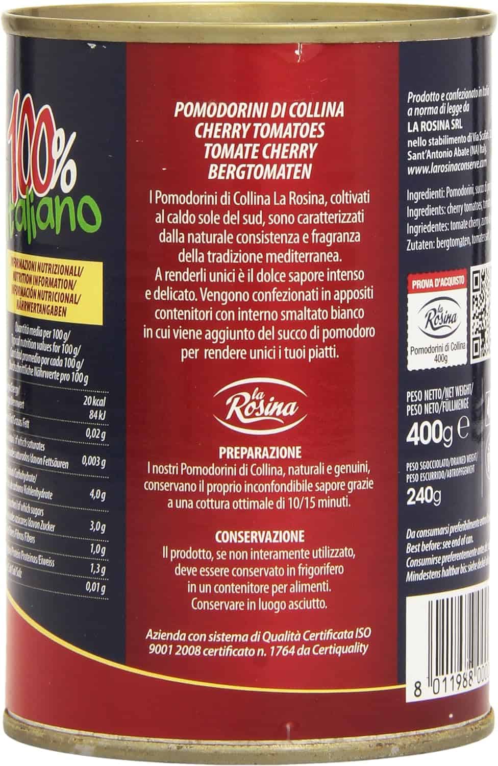 LA ROSINA POMODORINI 400GR - immagine 2