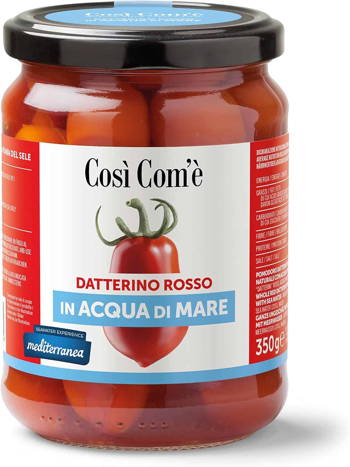 COSI' COM'E' DATTERINO ROSSO IN ACQUA DI MARE 350 GR