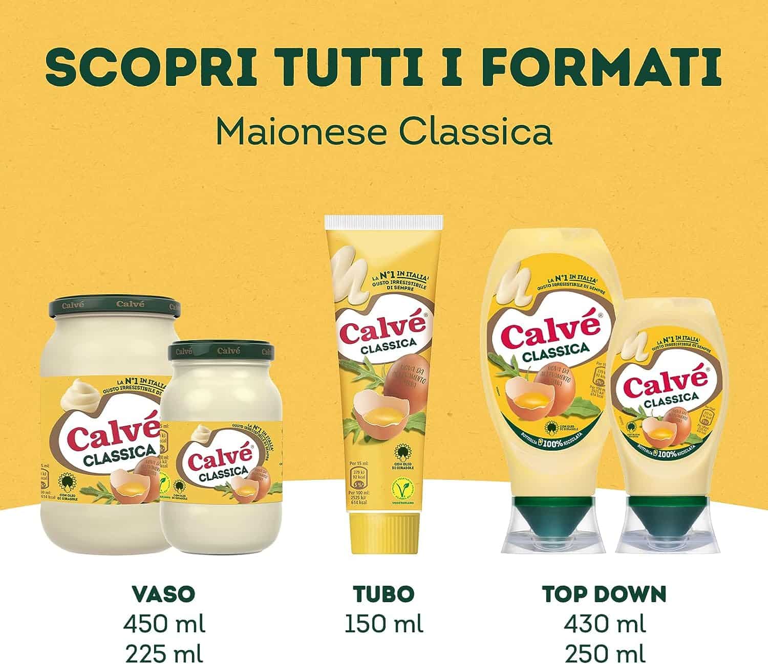 CALVÈ MAIONESE CLASICA TOP DOWN 250 ML - immagine 6