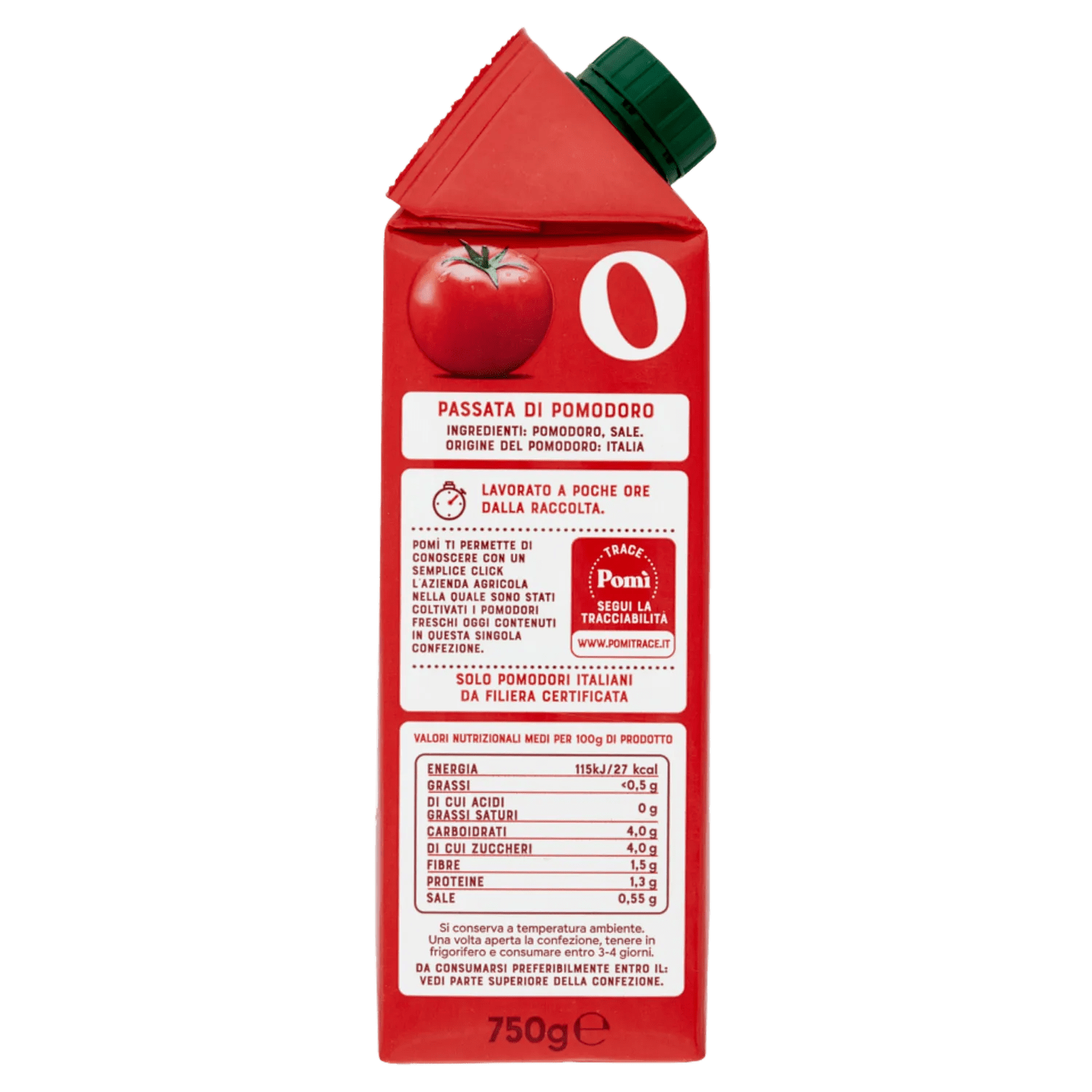 POMI' PASSATA DI POMODORO BRICK 750 GR - immagine 3