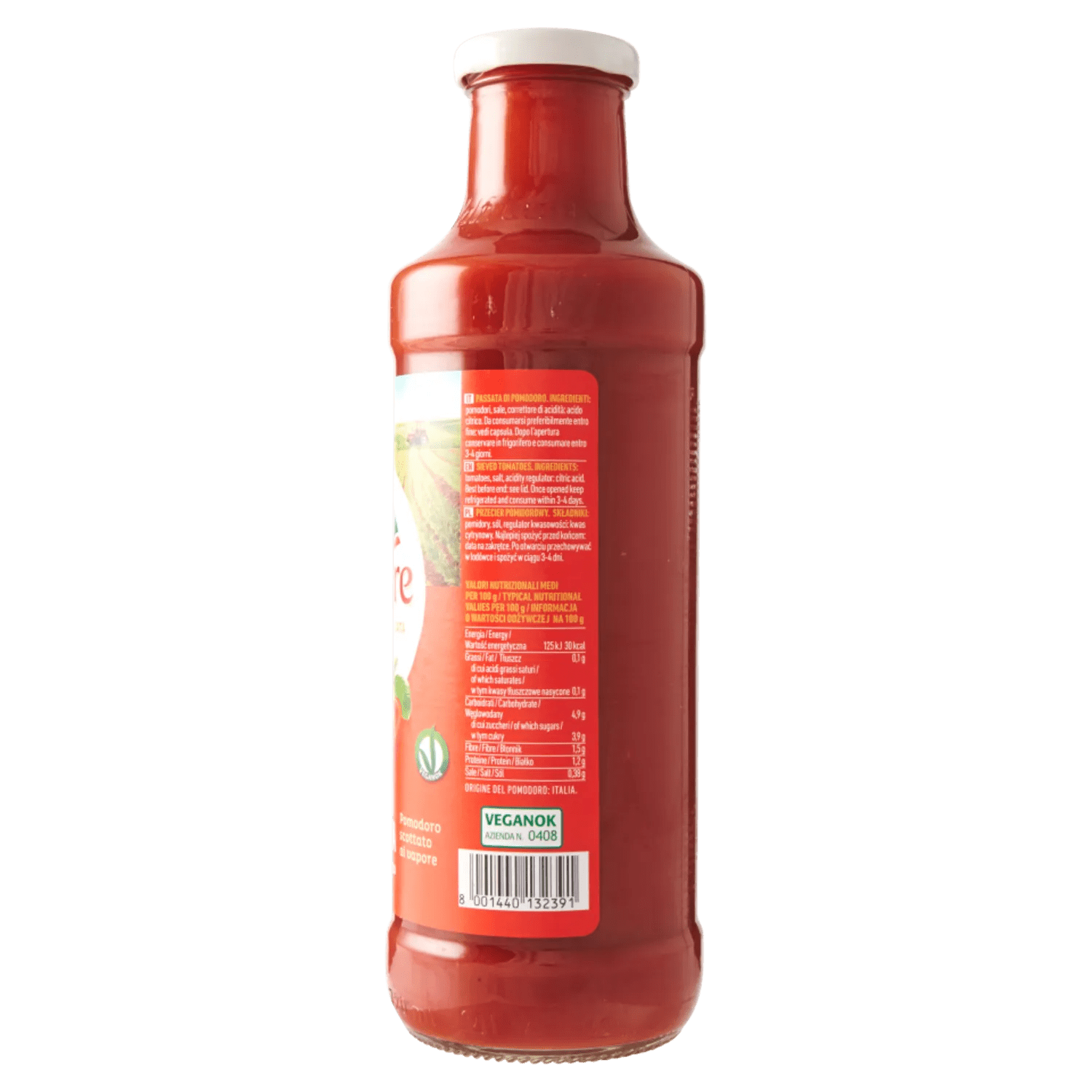 VALFRUTTA PASSATA DI POMODORO AL VAPORE 700 GR - immagine 3