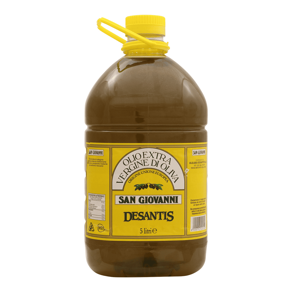 DESANTIS OLIO EXTRA VERGINE DI OLIVA SAN GIOVANNI PET 5 LT