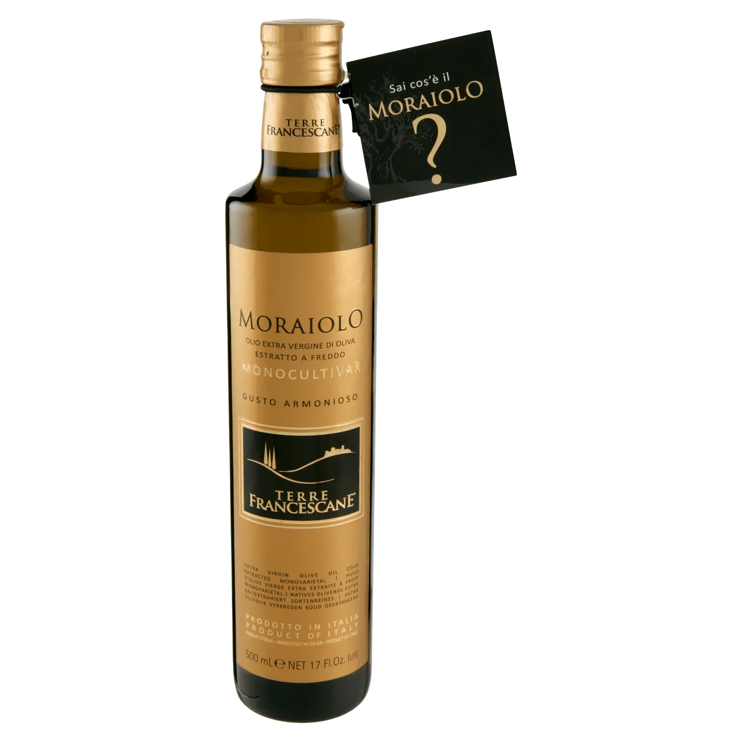 TERRE FRANCESCANE OLIO EXTRAVERGINE DI OLIVA MORAIOLO 500 ML