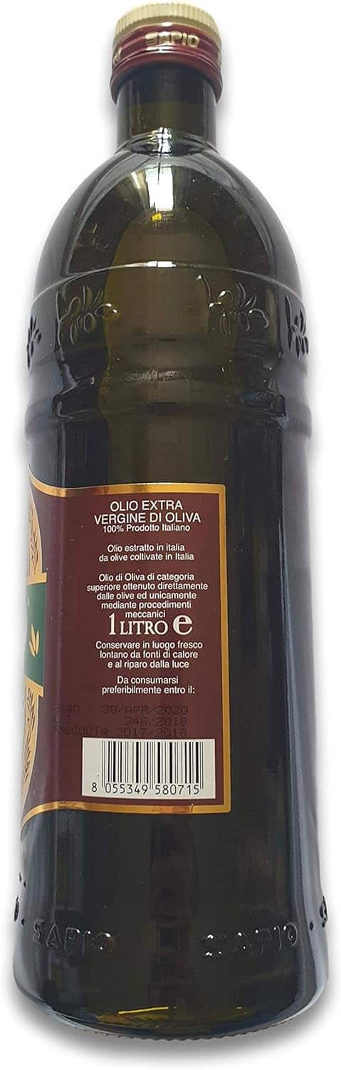 SAPIO OLIO EXTRA VERGINE DI OLIVA 100% ITALIA 1 LT - immagine 3