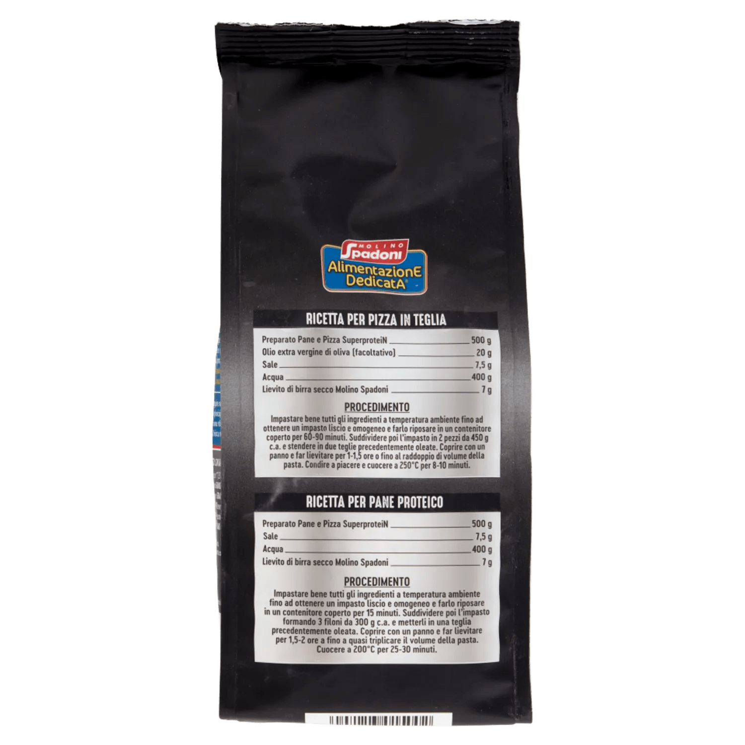SPADONI PREPARATO PER PANE E PIZZE SUPERPROTEIN 30 500 GR - immagine 2