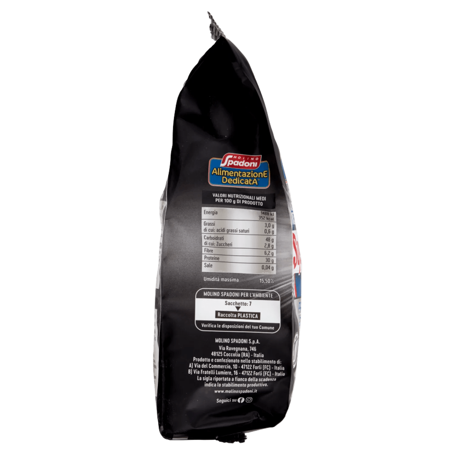 SPADONI PREPARATO PER PANE E PIZZE SUPERPROTEIN 30 500 GR - immagine 3