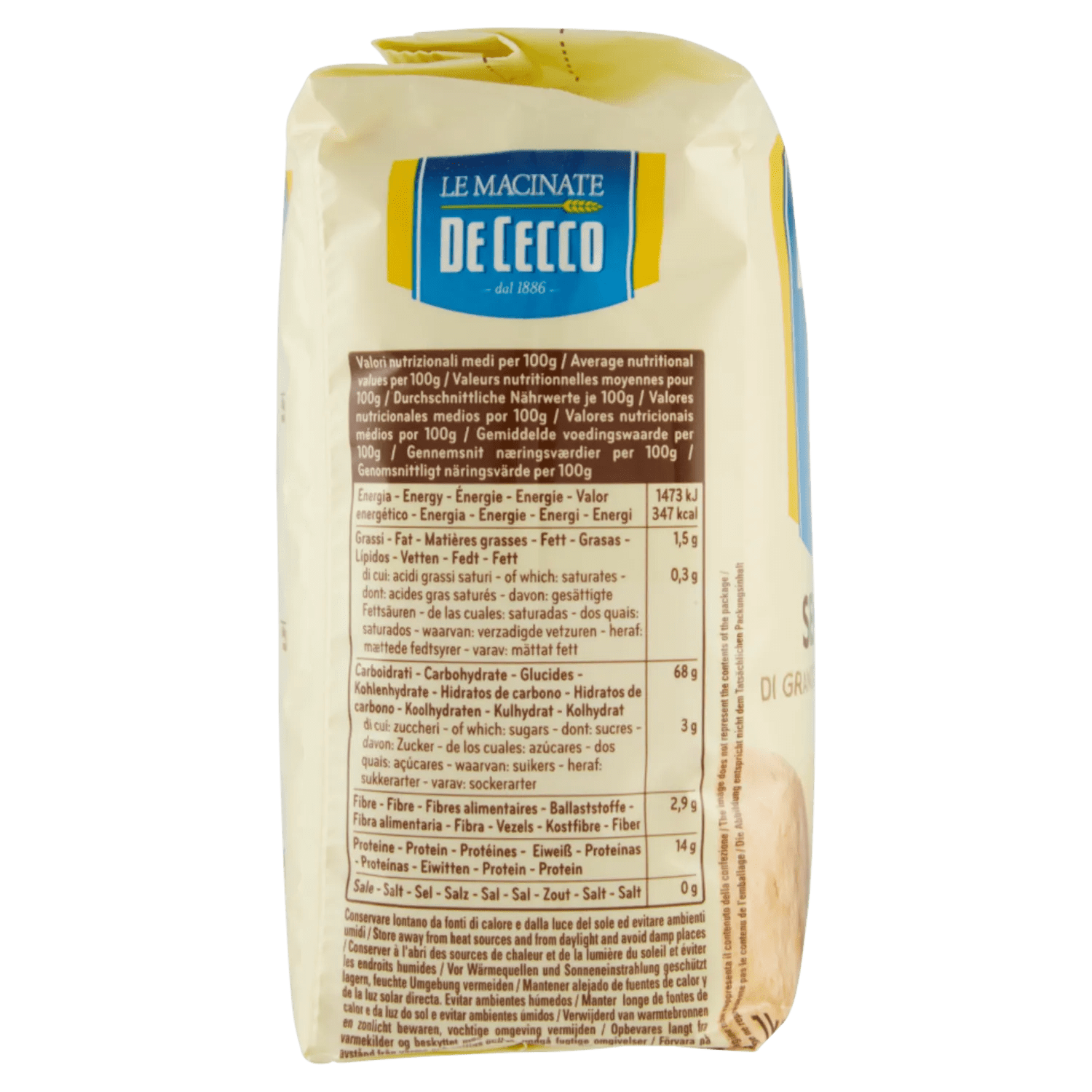DE CECCO SEMOLA RIMACINATA 1 KG - immagine 3