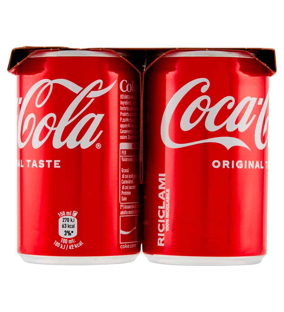 COCA COLA MINI LATTINA 6 X 15 CL - immagine 4