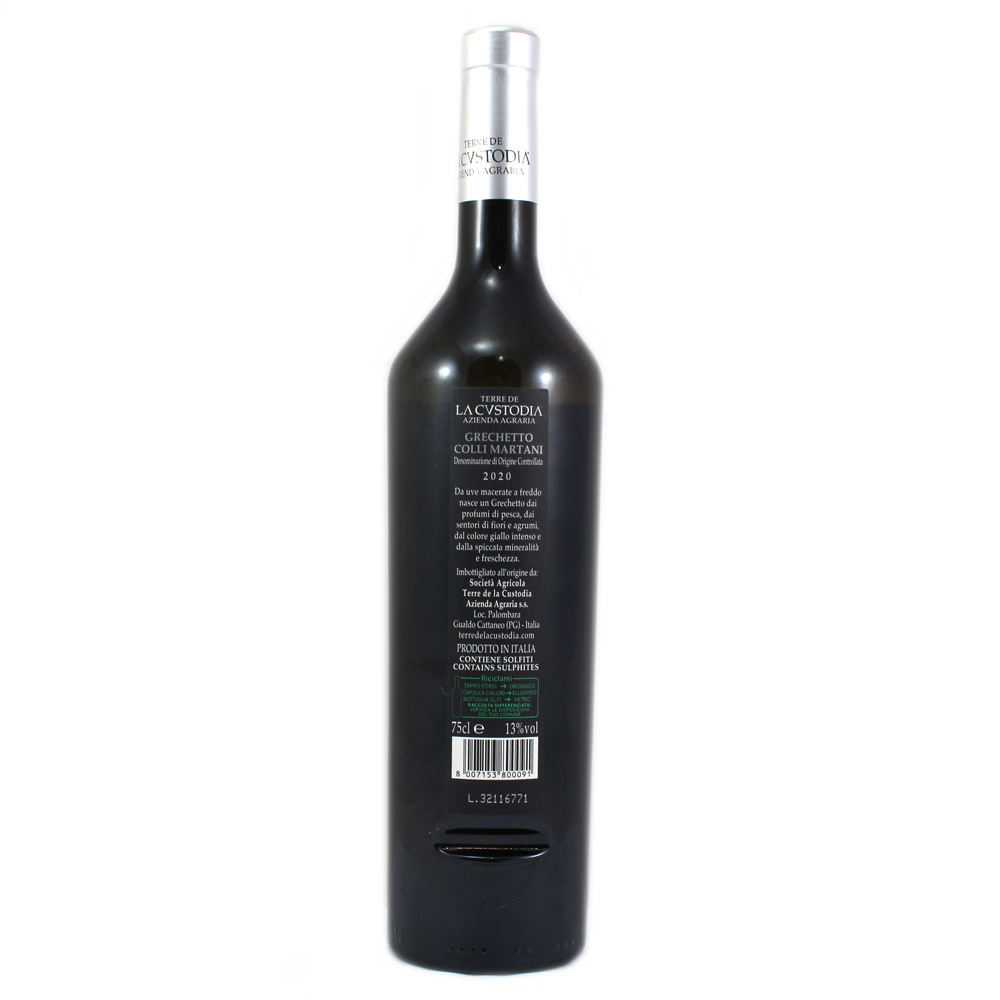 TERRE DE LA CUSTODIA GRECHETTO COLLI MARTANI DOC 75CL - immagine 2