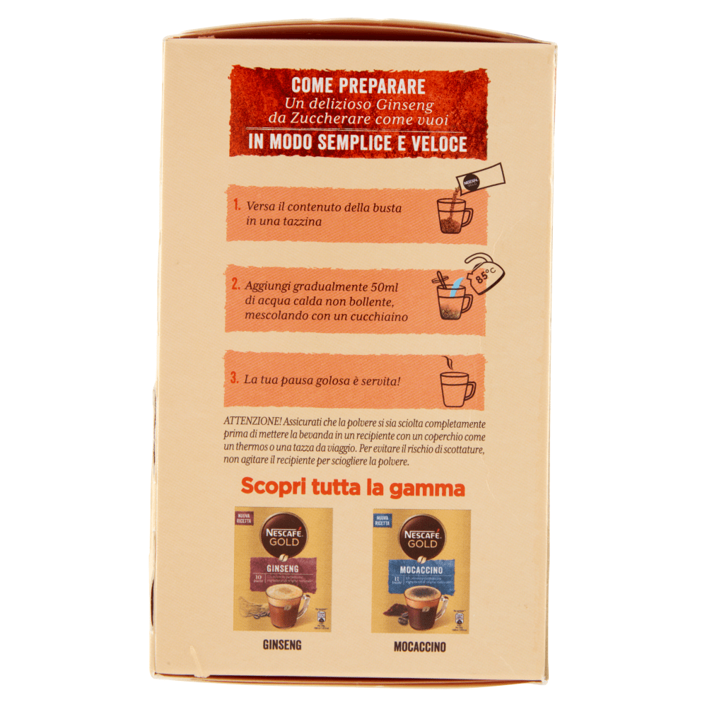 NESCAFE'GINSENG DA ZUCCHER.60G - immagine 3