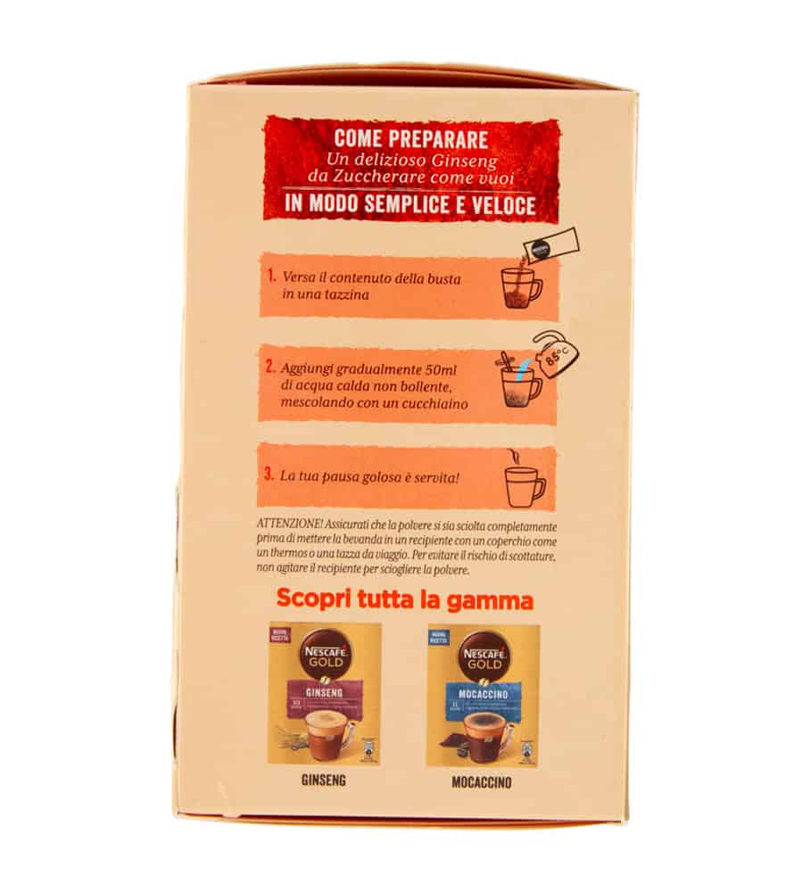 NESCAFE'GINSENG DA ZUCCHER.60G - immagine 6
